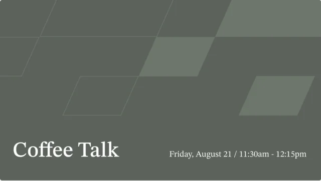 Credit Union CECL Coffee Talk Aug 2026
