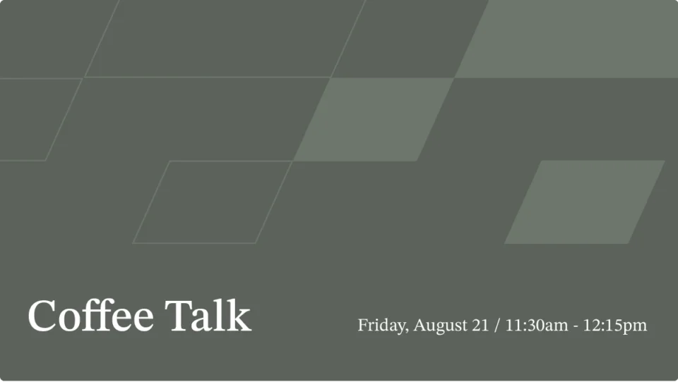 Credit Union CECL Coffee Talk Aug 2026