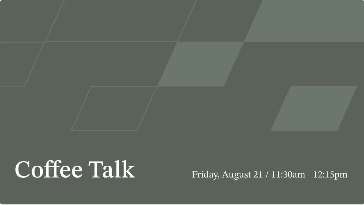 Credit Union CECL Coffee Talk Aug 2026