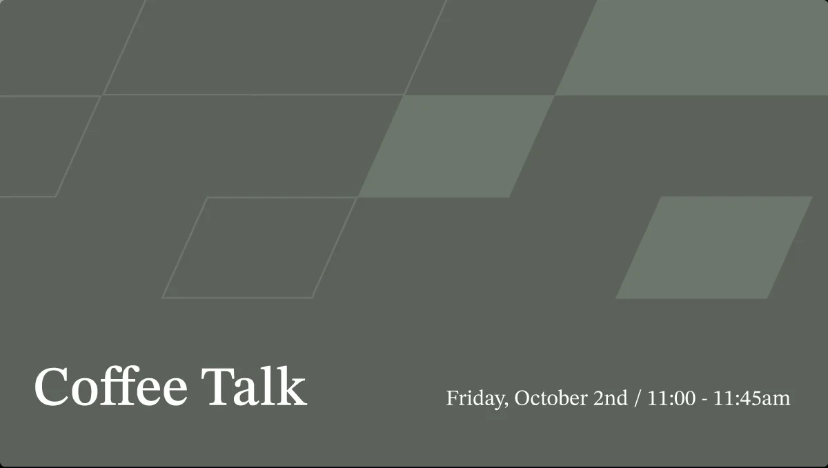Coffee Talk: Portfolio Analysis