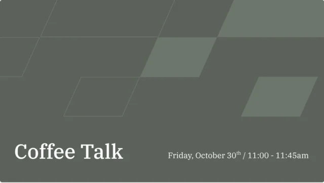 Loan Review Coffee Talk October 30, 2026