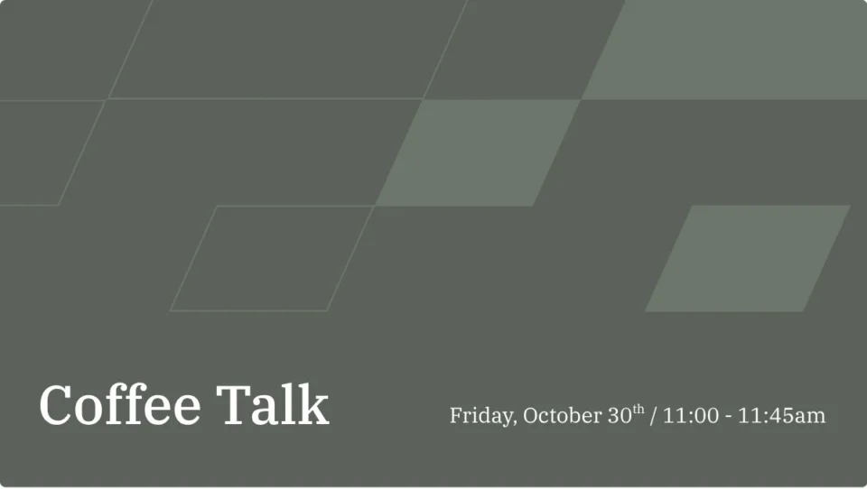 Loan Review Coffee Talk October 30, 2026