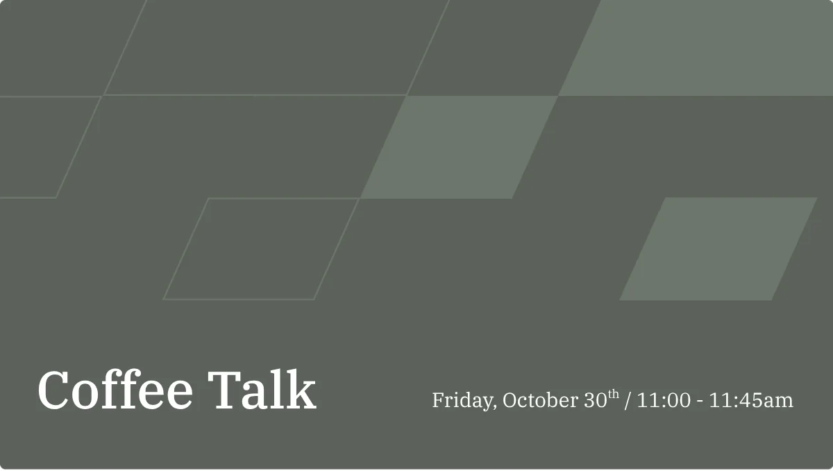 Loan Review Coffee Talk October 30, 2026